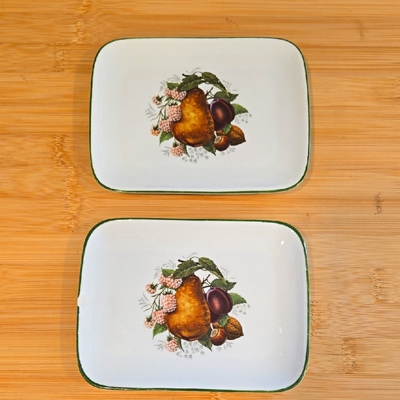 Arzberg Small Fruit Design‎ Rectangular Plates - Picture 1 of 9